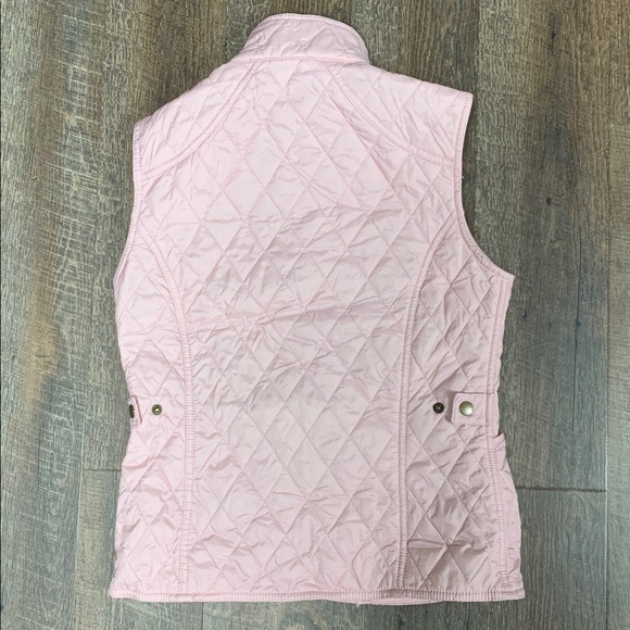 Barbour Summer Liddesdale Quilted Gilet in Carnation Pink VG size 6 - Picture 3 of 8